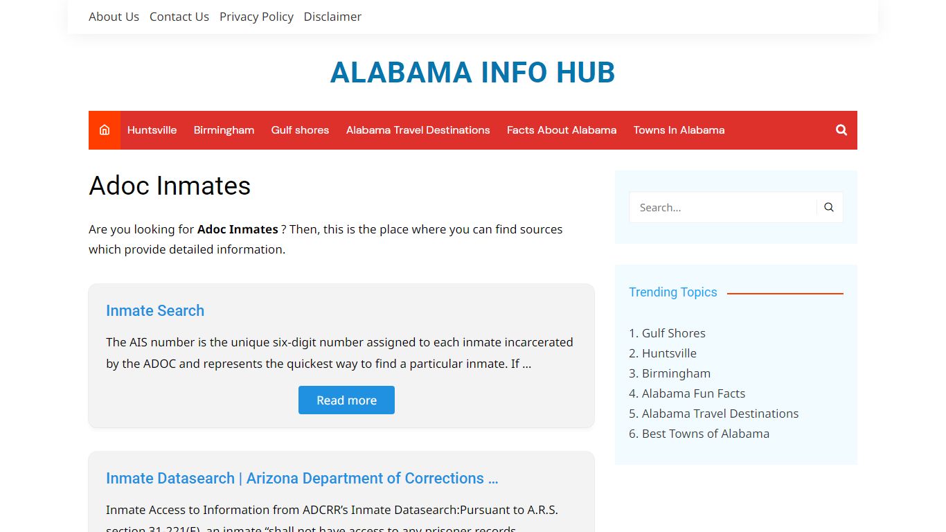 Adoc Inmates – Alabama Info Hub